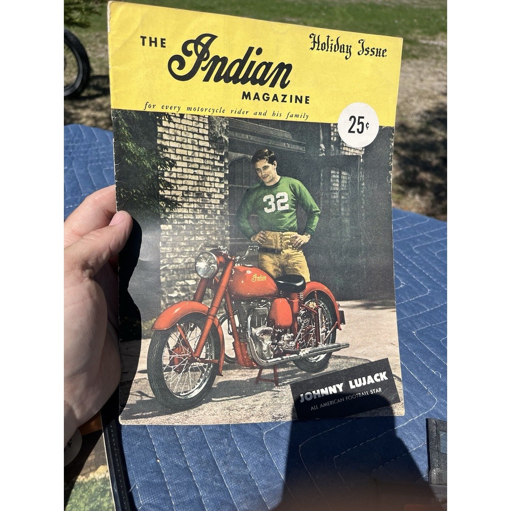 Original Holiday Issue 1948 Indian Motorcycle News